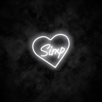 "Simp" Neon Sign