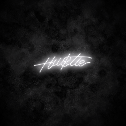 "Hustle" Neon Sign