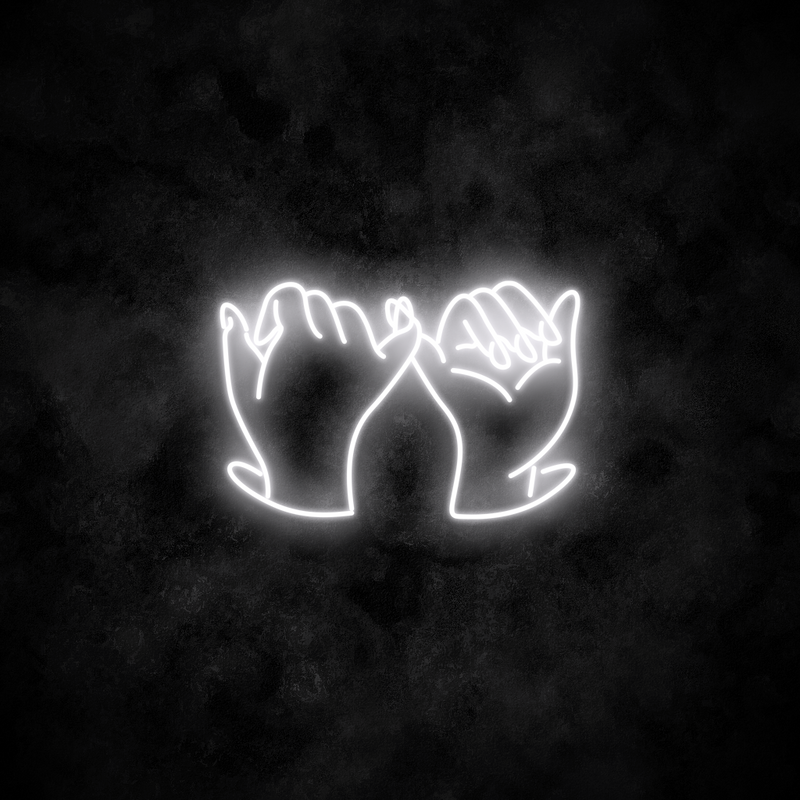 "Pinky Promise" Neon Sign
