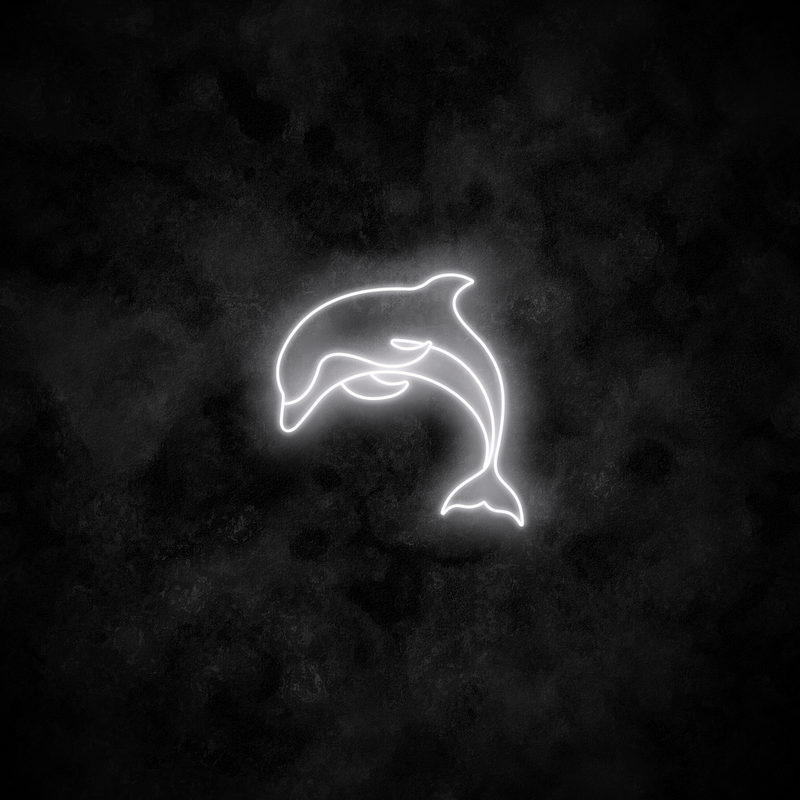 "Dolphin" Neon Sign