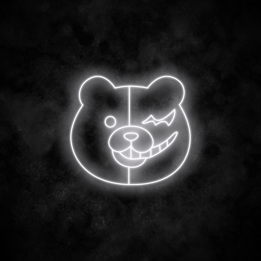 "Monokuma" Neon Sign