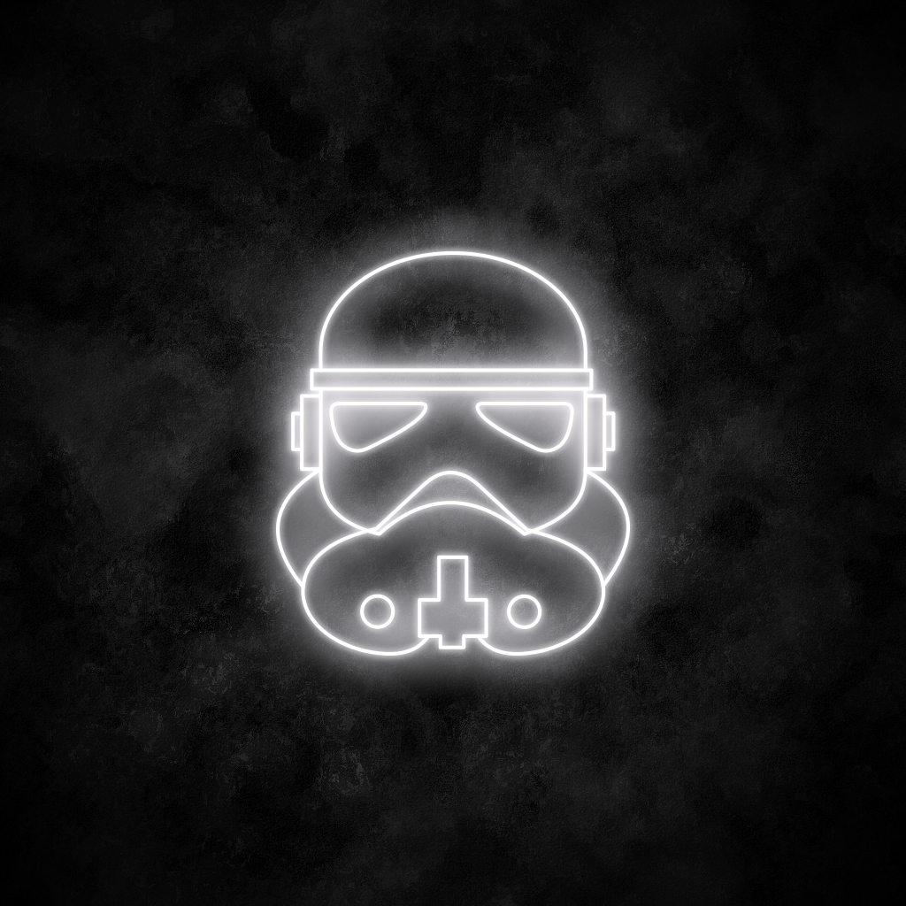 "Stormtrooper" Neon Sign