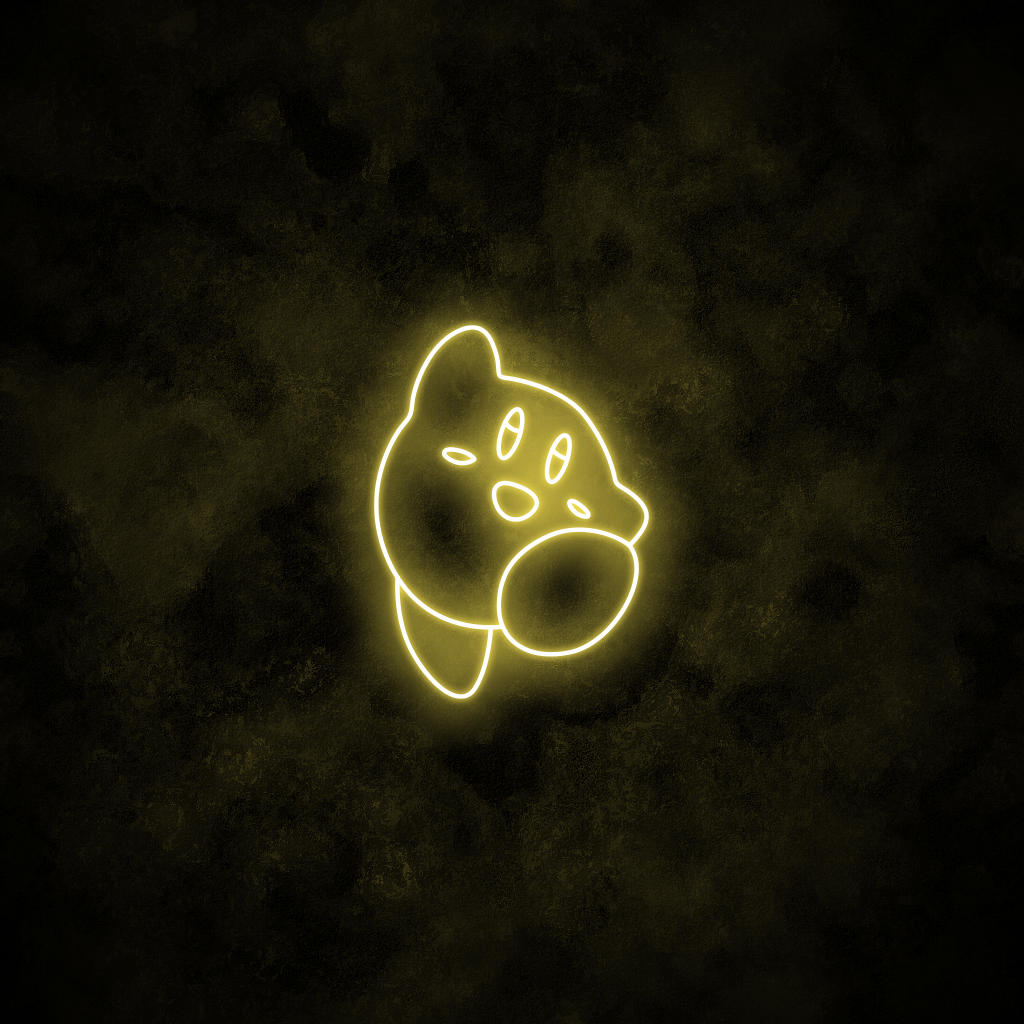 "Kirby" Neon Sign