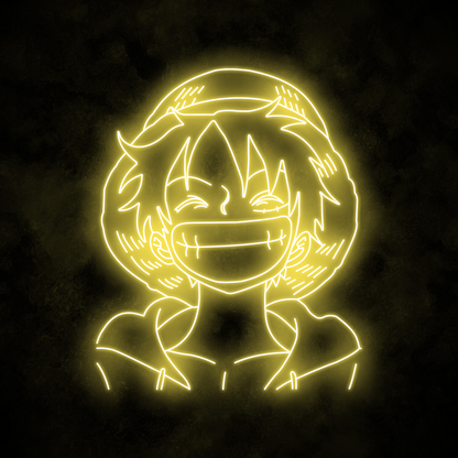 "Luffy" Neon Sign