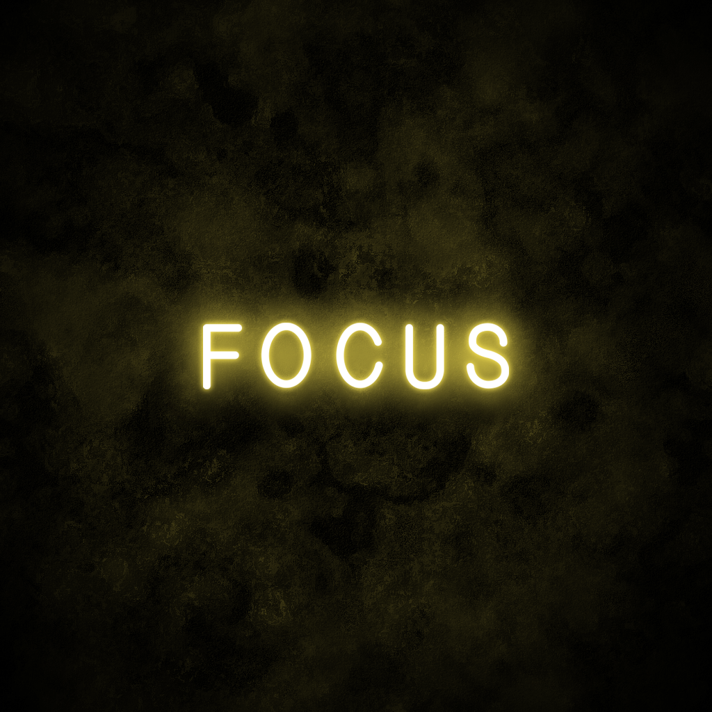 "FOCUS" Neon Sign