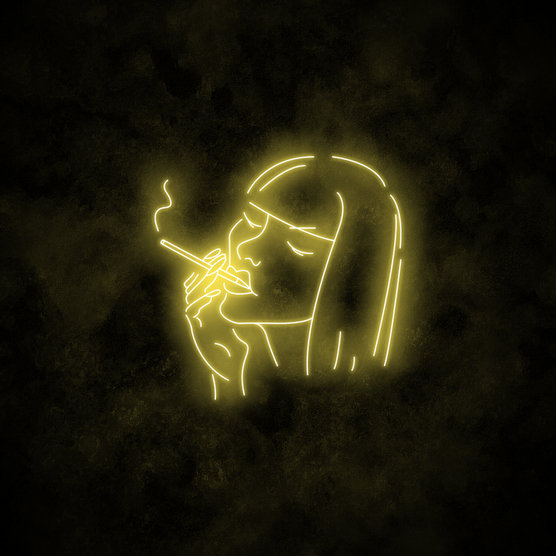 "Smoking" Neon Sign