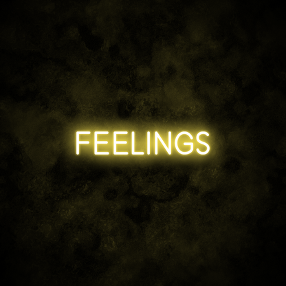 "FEELINGS" Neon Sign