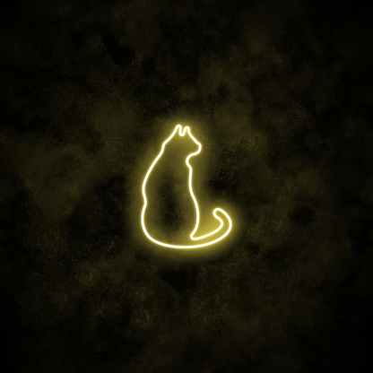 "Cat" Neon Sign