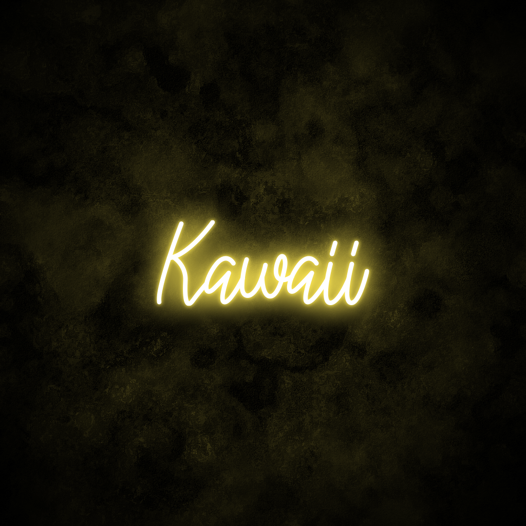 "Kawaii" Neon Sign