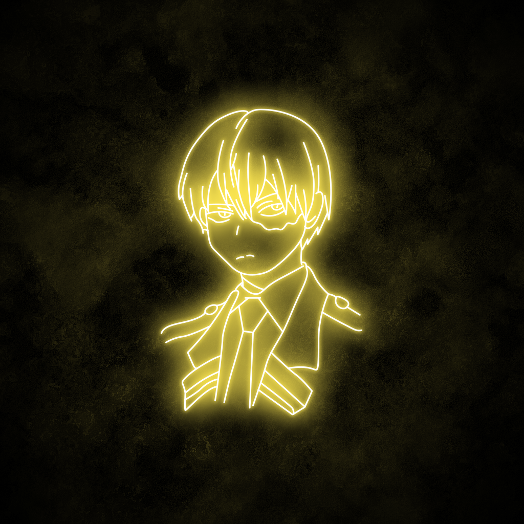 "Todoroki" Neon Sign