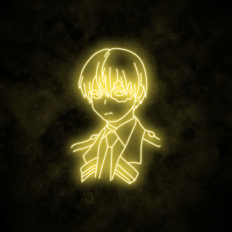 "Todoroki" Neon Sign