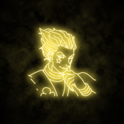 "Hisoka" Neon Sign