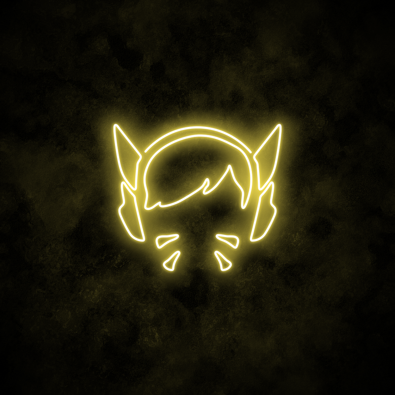 "D.Va" Neon Sign