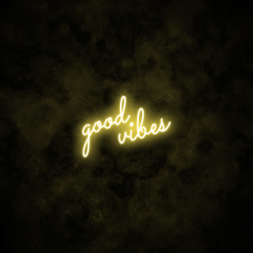 "Good Vibes" Neon Sign