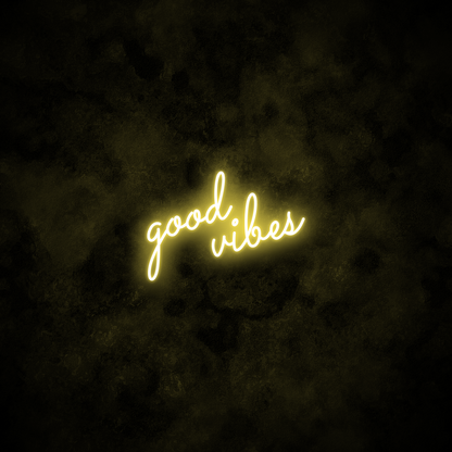 "Good Vibes" Neon Sign