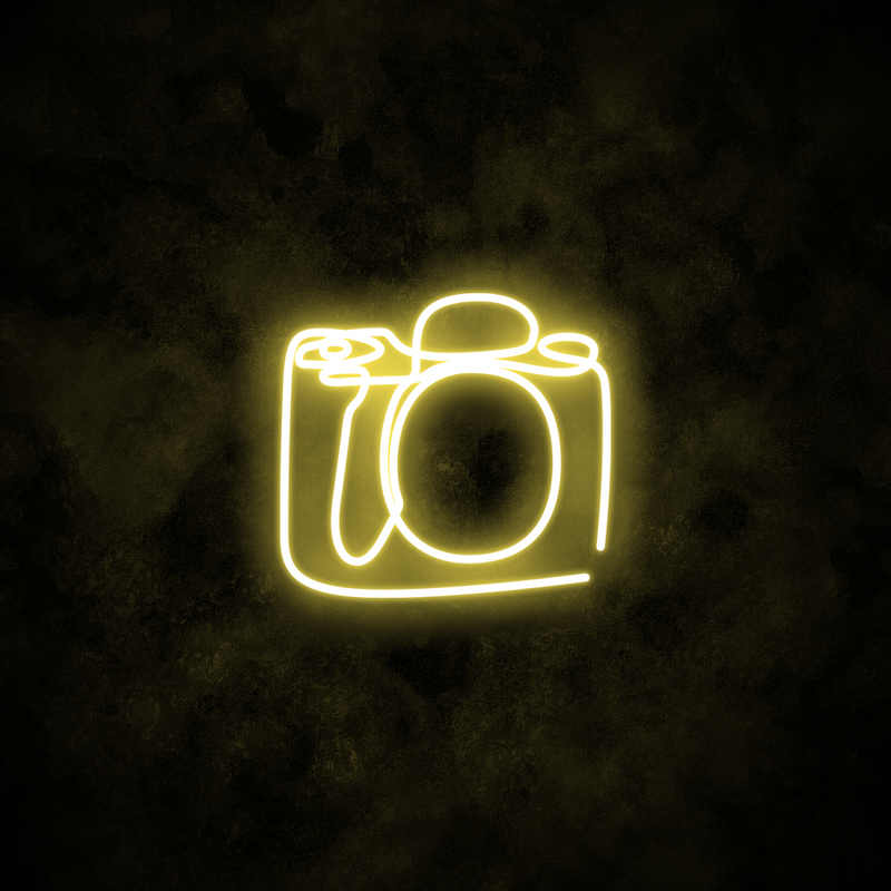 "Camera" Neon Sign