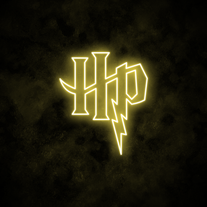 "HP" Neon Sign