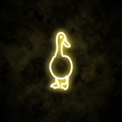 "Duck" Neon Sign