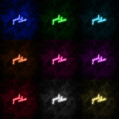 "Good Vibes" Neon Sign