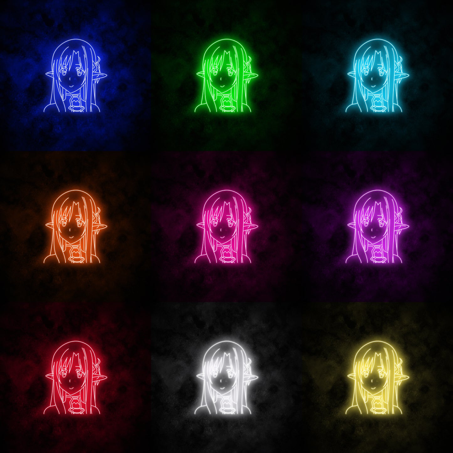 "Asuna" Neon Sign