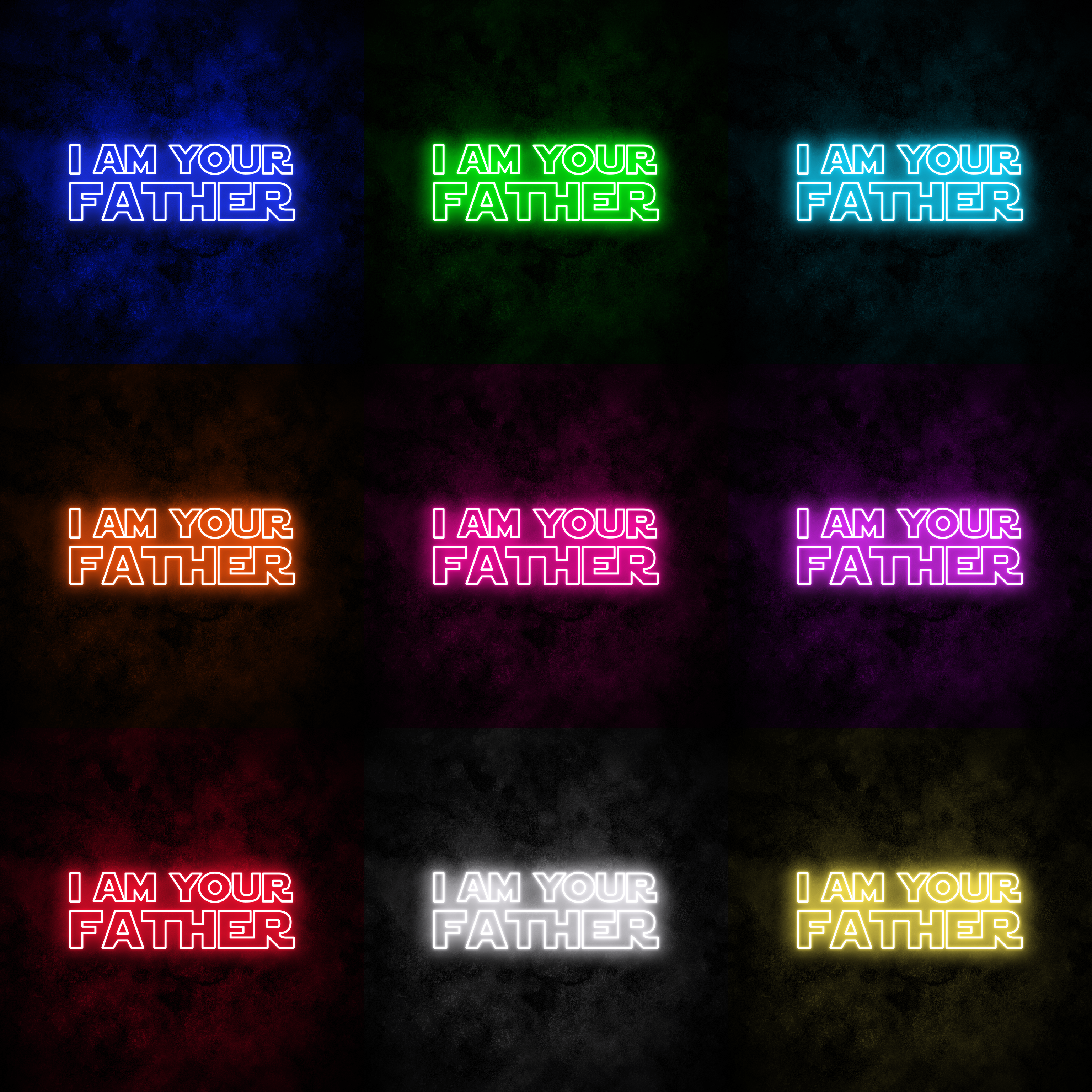 "I AM YOUR FATHER" Neon Sign