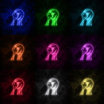 "Anime Girl" Neon Sign