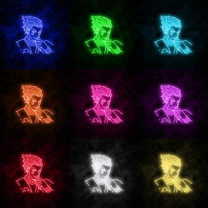 "Hisoka" Neon Sign