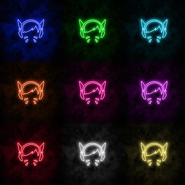 "D.Va" Neon Sign