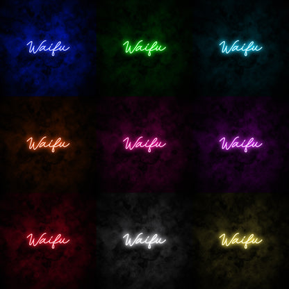 "Waifu" Neon Sign