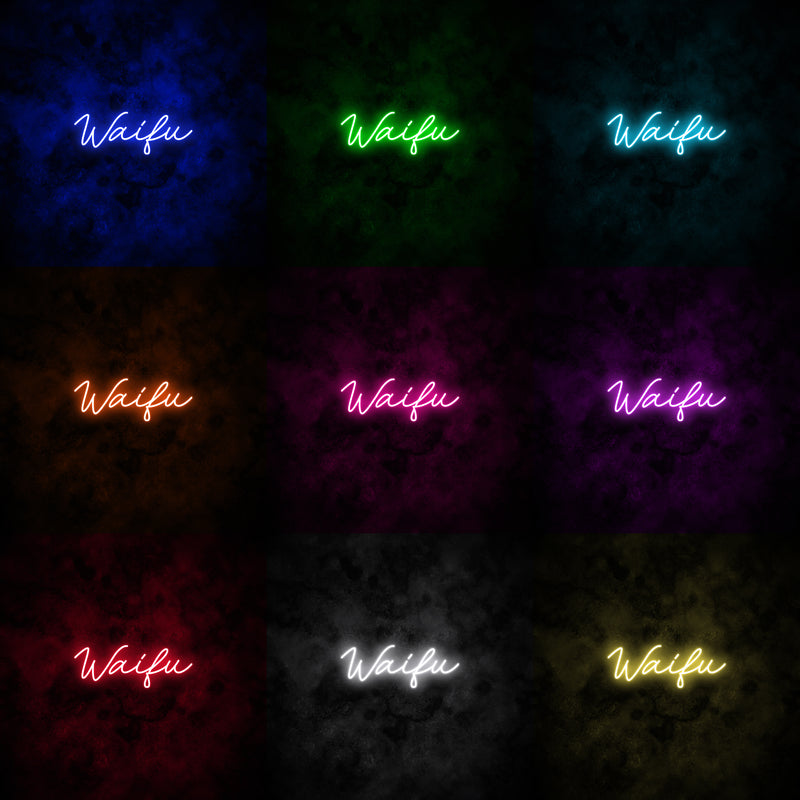 "Waifu" Neon Sign