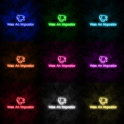 "Imposter" Neon Sign